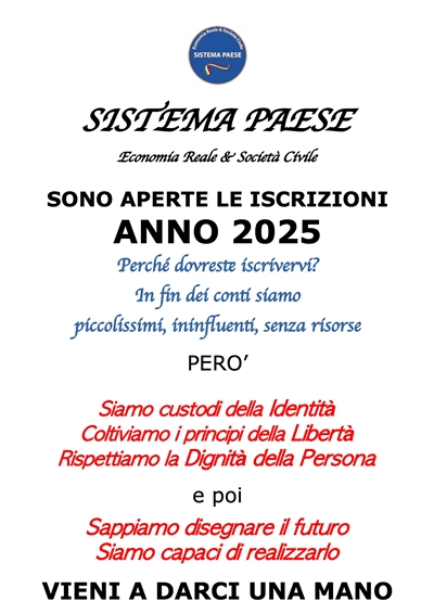 iscrizione partito sistema paese